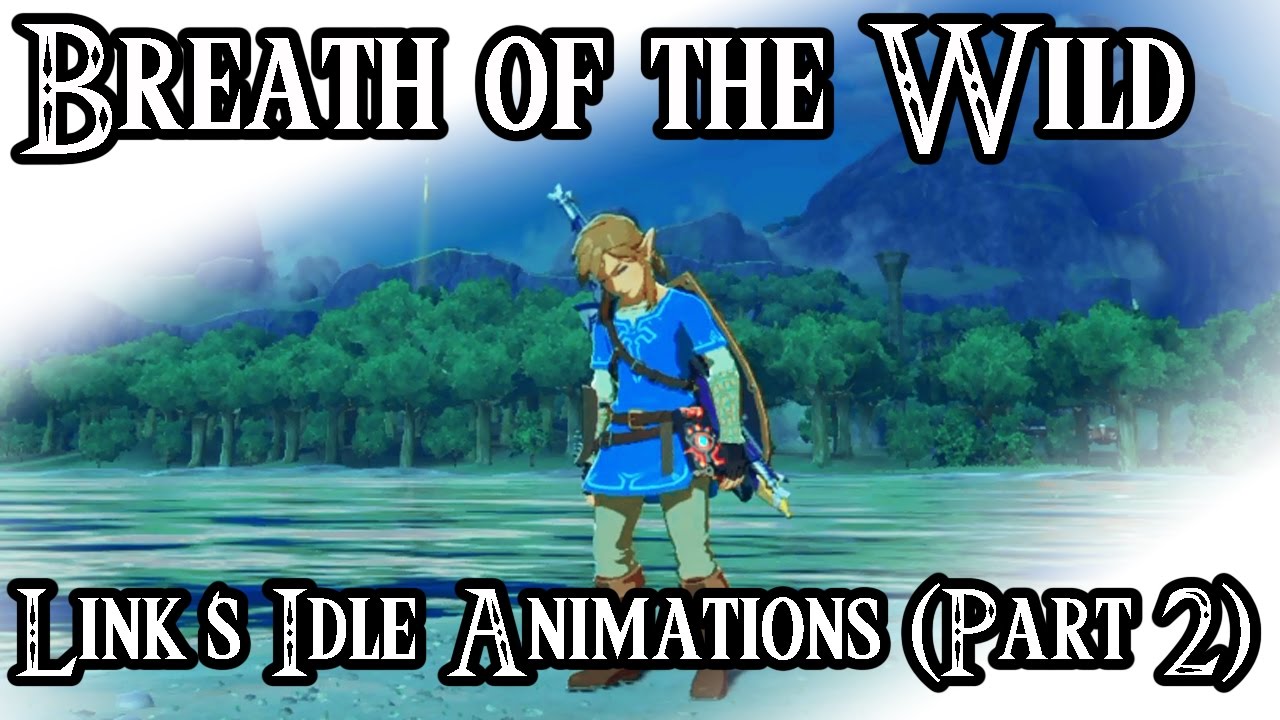 Breath of the Wild Link's Idle Animations Part 2 (Better quality + more animations)