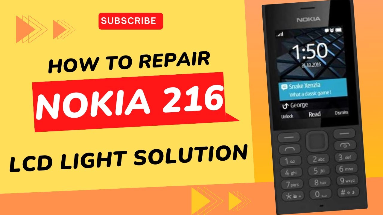 How To Repair Nokia 216 Lcd Light Solution || Nokia 216 display light jumper solution || Rm1187