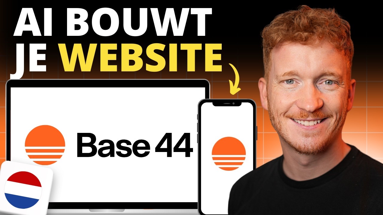 Website bouwen met AI in minuten 🤯 Base44 Tutorial 2026