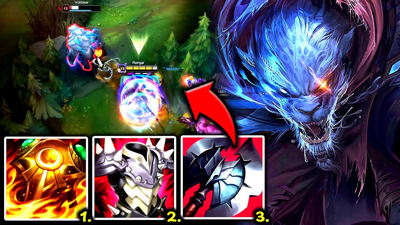 RENGAR TOP BUT I 1V5 WHILE 100% INDESTRUCTIBLE (THIS IS FUN) - S14 Rengar TOP Gameplay Guide