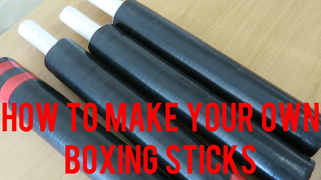 HOW TO MAKE YOUR OWN BOXING STICKS!