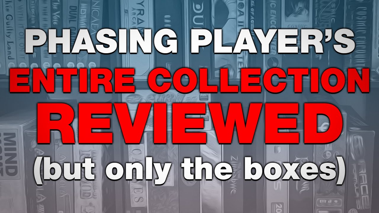 Reviewing my ENTIRE BOARD GAME COLLECTION's boxes