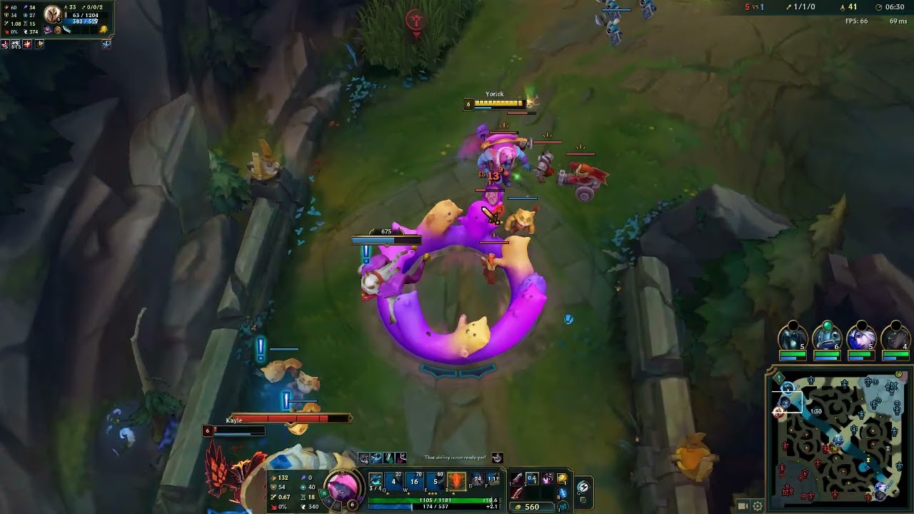 Yorick vs Kayle