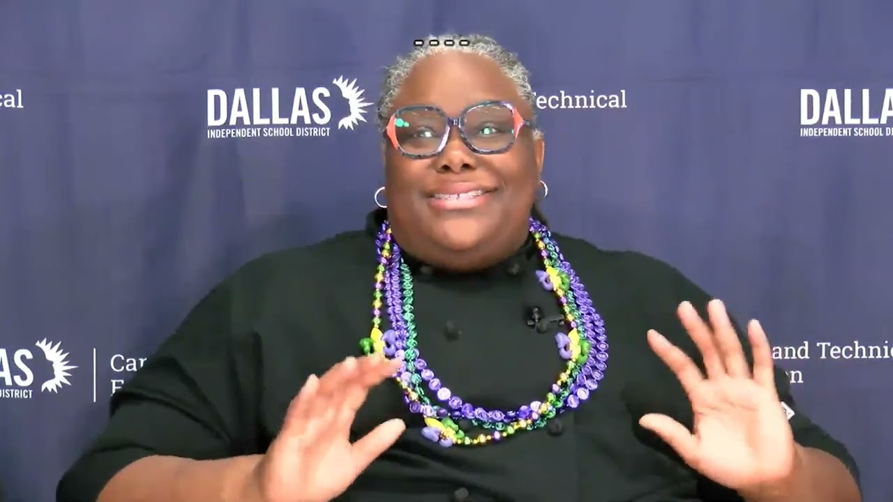 DallasISD CTE Presents the 5th First Friday's Speaker:  Chatting and Cooking with Chef Coko