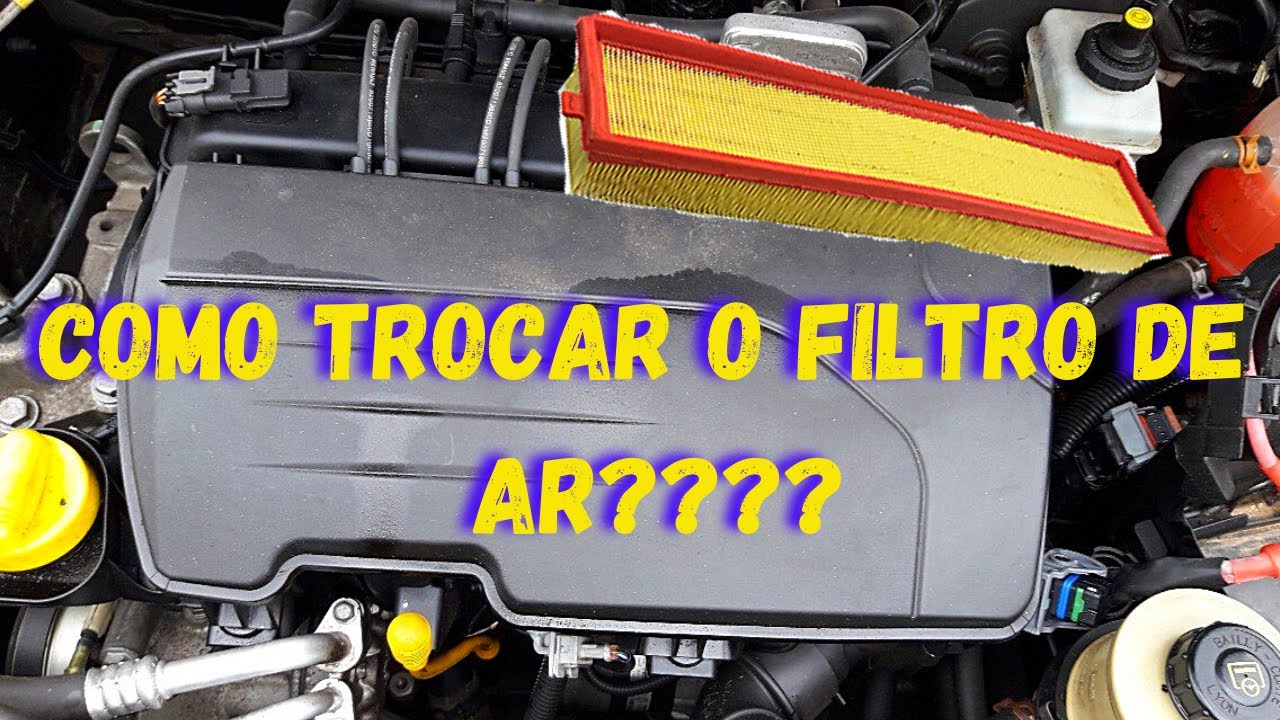 COMO TROCAR O FILTRO DE AR DO NISSAN MARCH, RENAULT SANDERO E LOGAN MOTOR D4D 1.0 flex