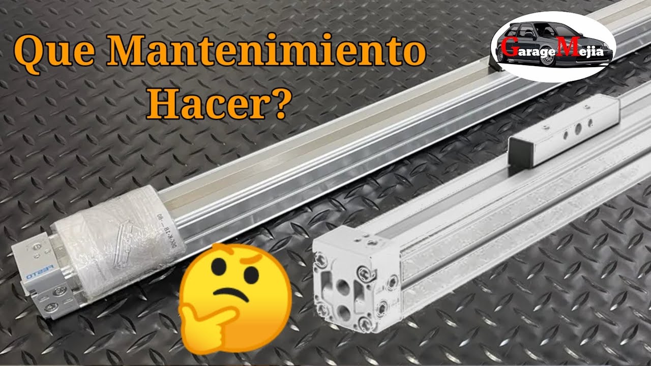 Como reparar un actuador lineal neumático DGC-K25 usado en maquinarias industriales @GarageMejia503