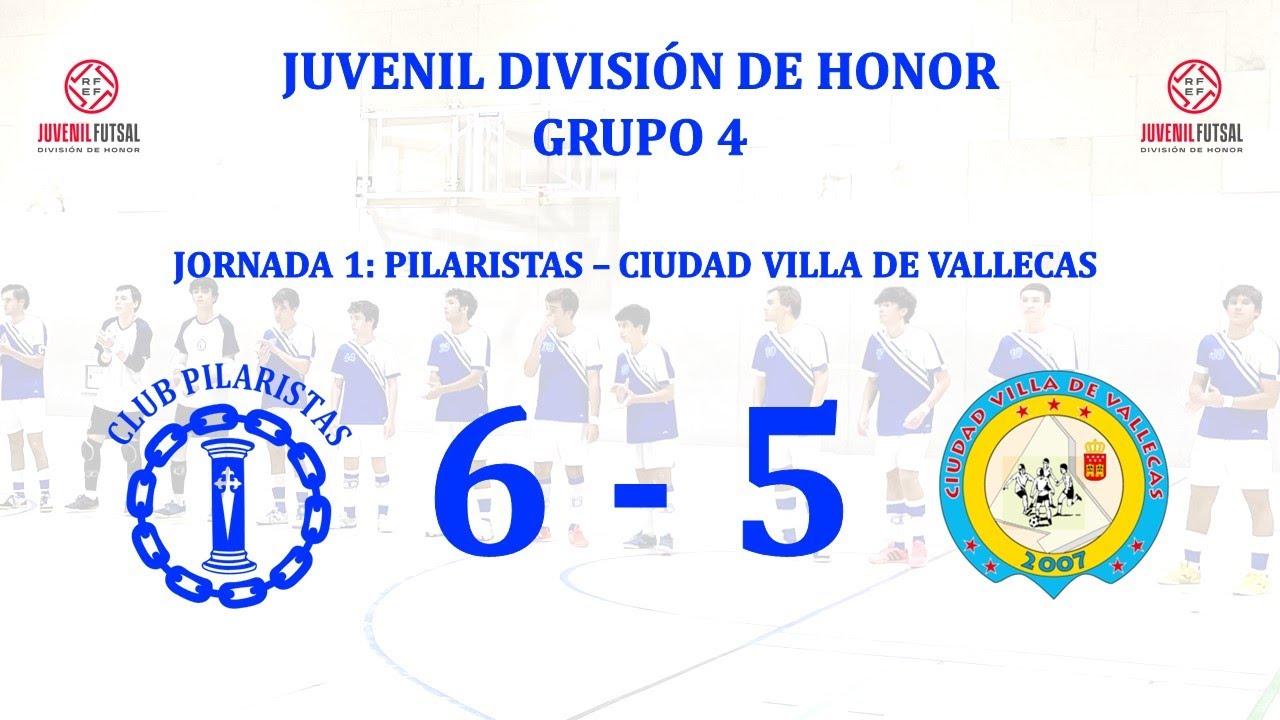 Temp. 23-24. Jornada 1: Pilaristas 6 - Ciudad Villa de Vallecas 5