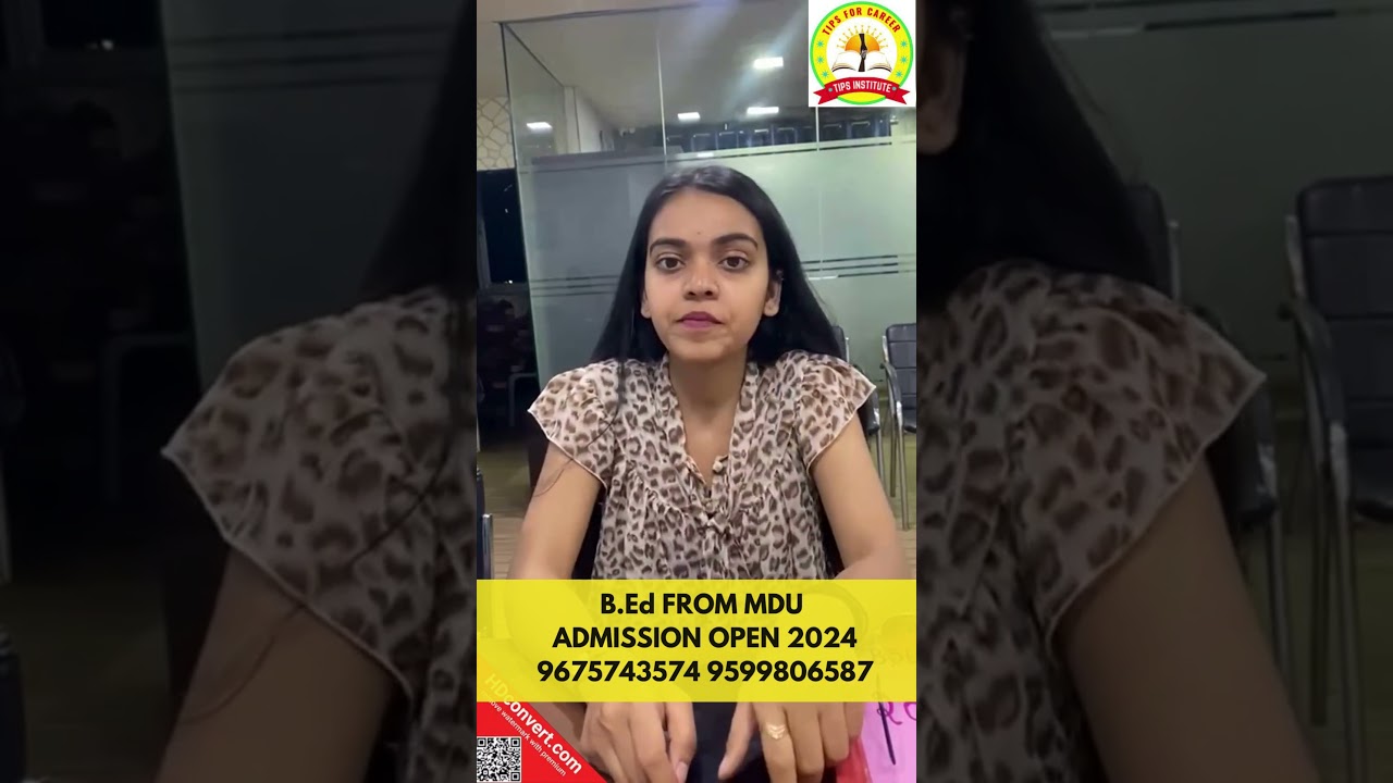 B.Ed Admission In MDU Haryana |  Get Direct Admission No Entrance Exam | #shortfeed #shorts