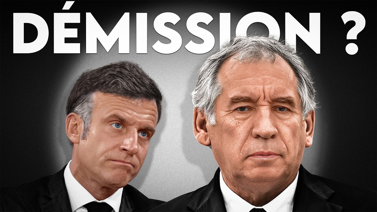 Bayrou au bord de la fin, Macron se prépare, démission réaliste ? 