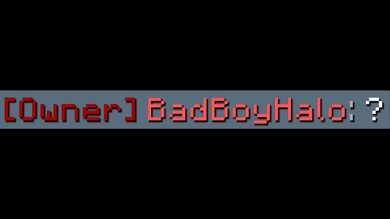 Confusing BadBoyHalo by Giving Him Owner on My Server