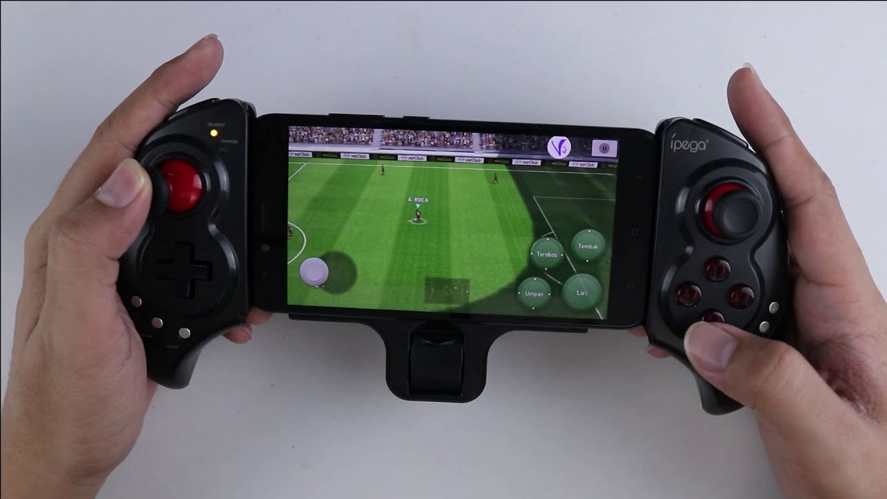 cara main pes 2021 android pake stik ipega 9023s terbaru