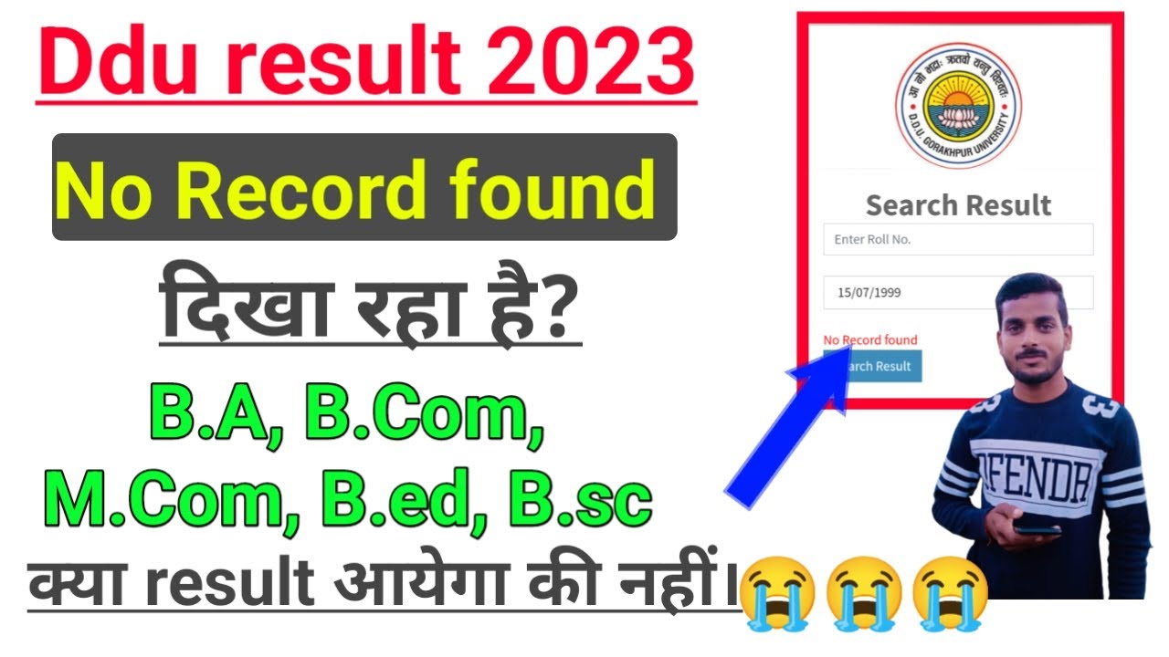 Ddu 3rd semester result kaise dekhe 2023.ddu result no record found .how to check ddu 3rd sem result
