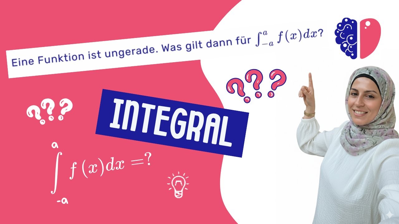 Integral ohne Berechnung bestimmen bei ungeraden Funktionen - Punktsymmetrie & Fläche ?