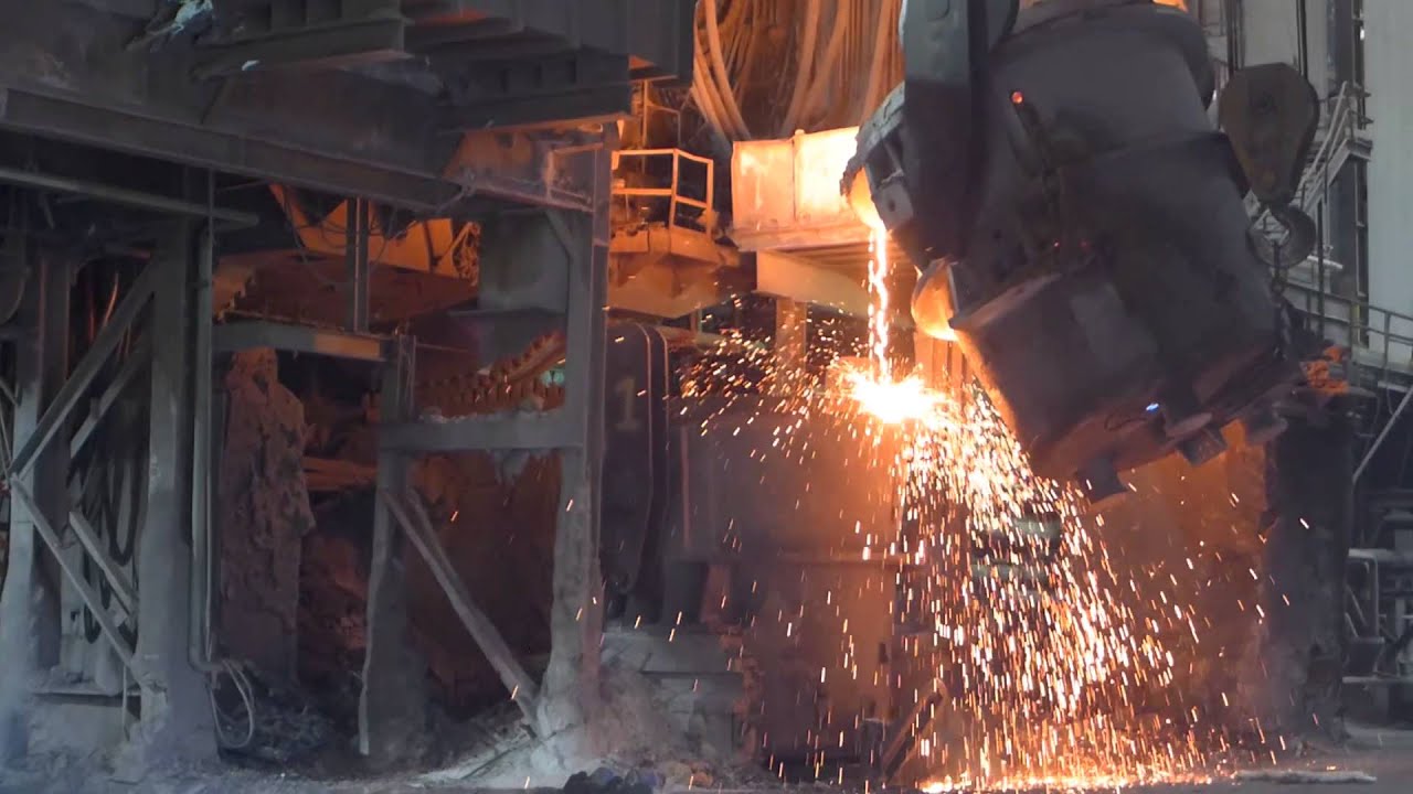 Re-Ladle of Steel from Damaged Ladle