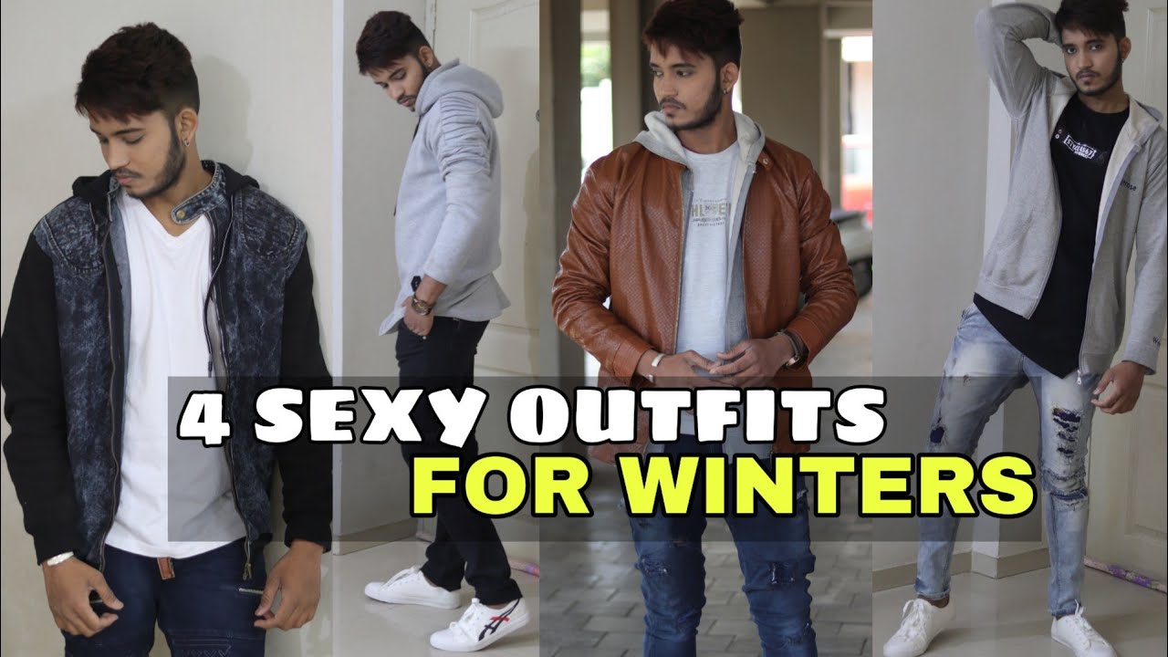 4 Best Winter Outfits For Boys In Budget | Hindi | 4 Sexy Winter Outfits