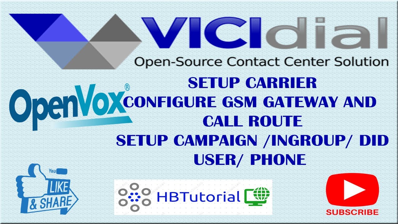 Vicidial 9 Step-by-Step Setup of Carrier, DID, and OpenVox GSM Gateway | Guide for Call Centers