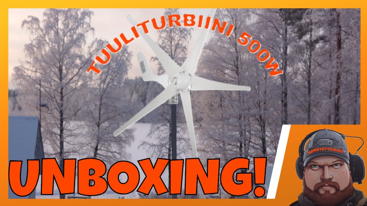VEVOR Wind Turbine 500W UNBOXING ja kasaus! Edullinen tuuliturbiini testissä!