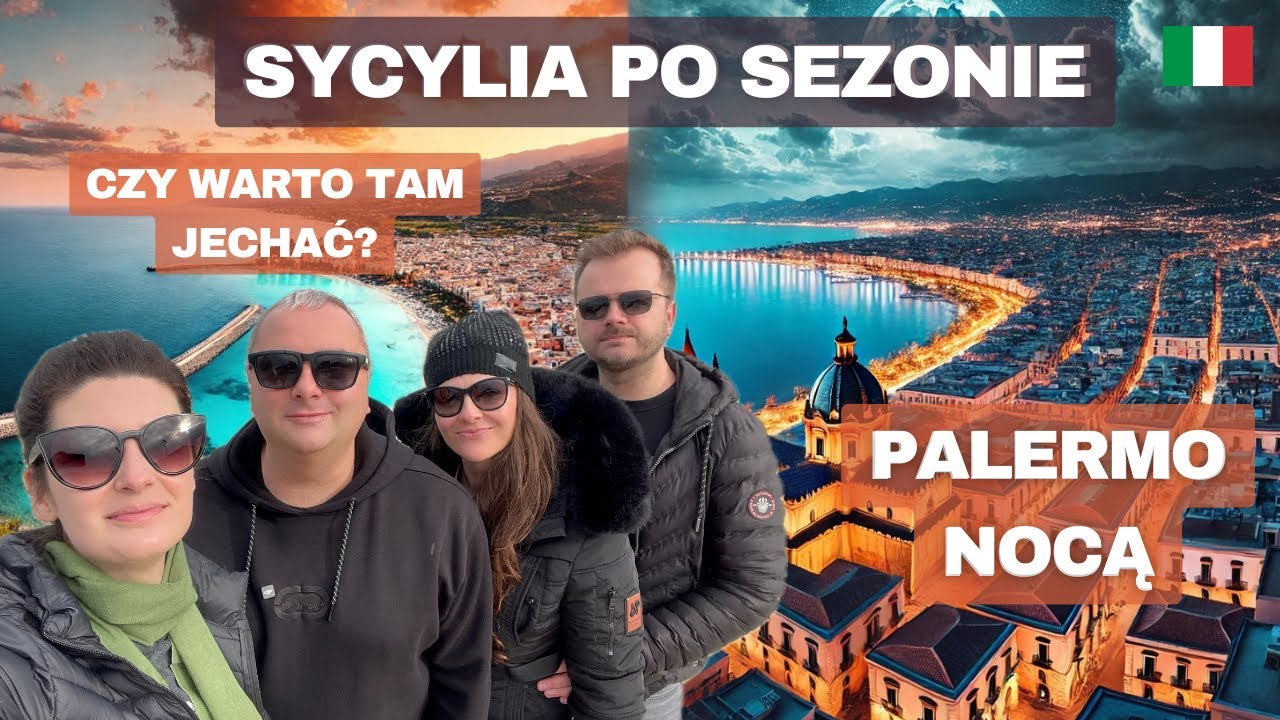 🇮🇹 SYCYLIA: Cefalù poza sezonem, urok Monreale i Palermo nocą – prawdziwe włoskie klimaty!