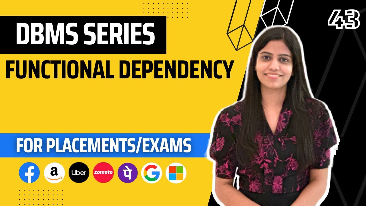 L43 : Functional Dependency and its type | Complete DBMS Course