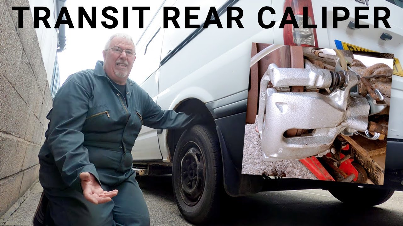 Руководство по замене заднего суппорта Ford Transit [ручной тормоз Mk7 Transit Van] Переделка кем...