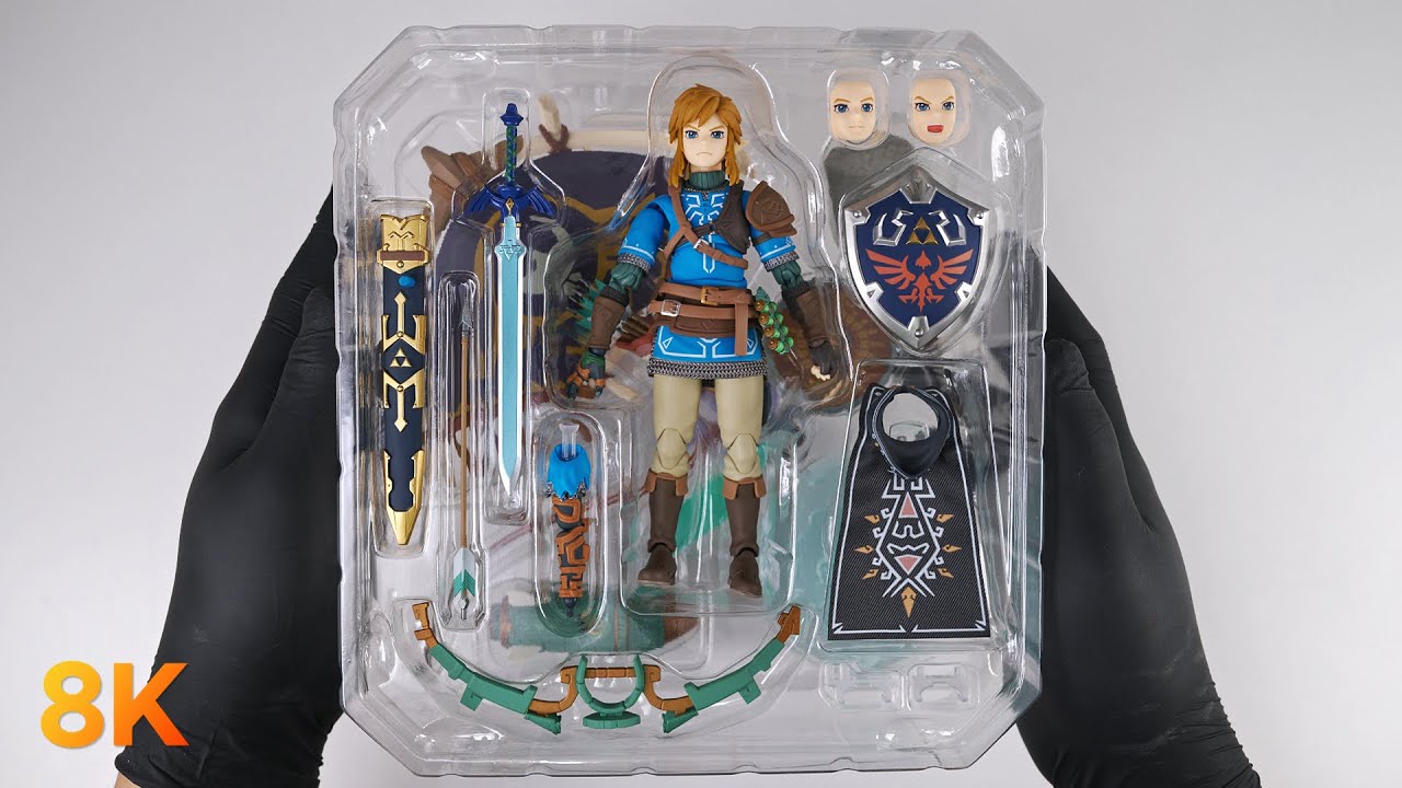 figma The Legend of Zelda Tears of the Kingdom Link DX Edition unboxing