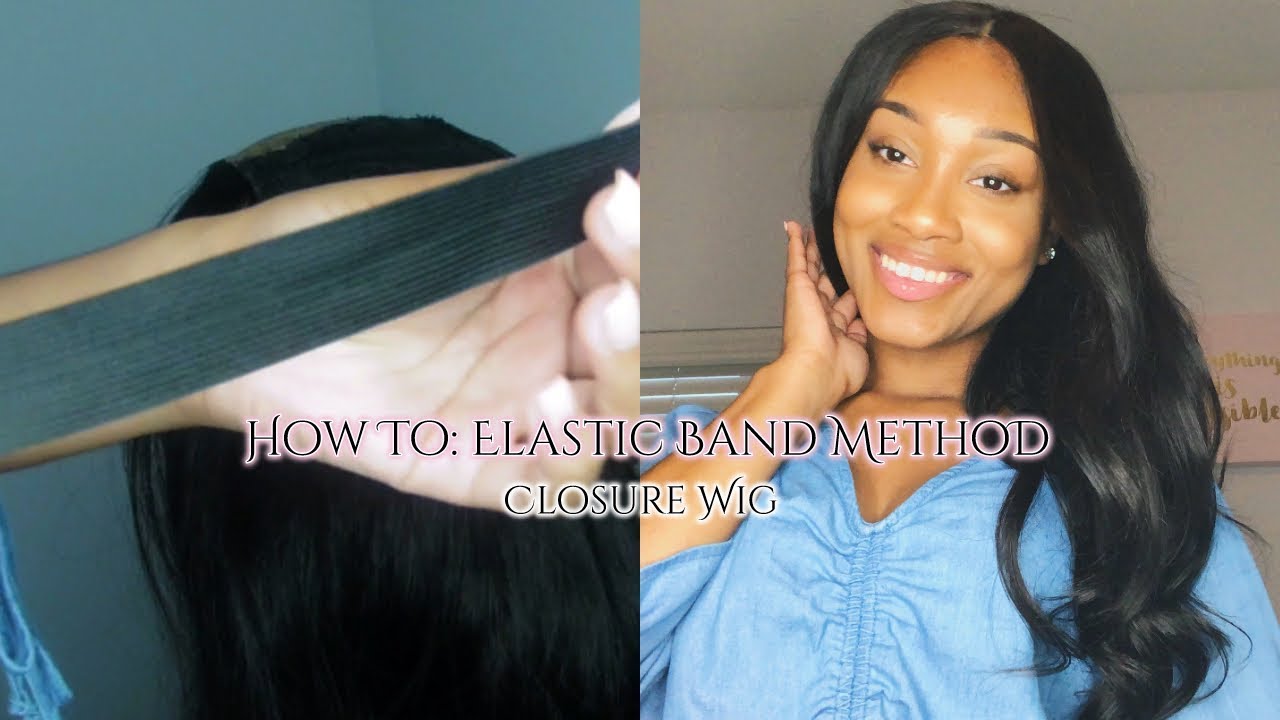 How To: Elastic Band Method on Closure Wig | Sunber Hair Review