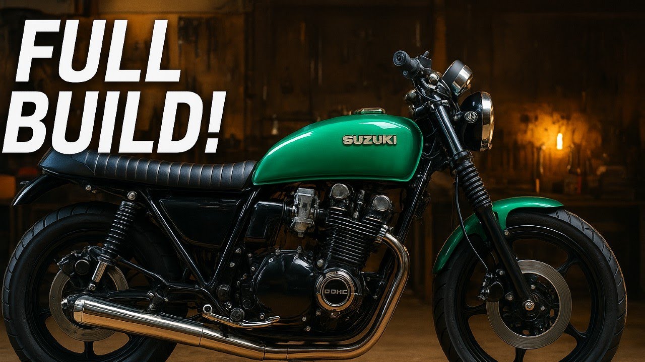 Ultimate Suzuki Cafe Racer Build Time-Lapse (GS850)