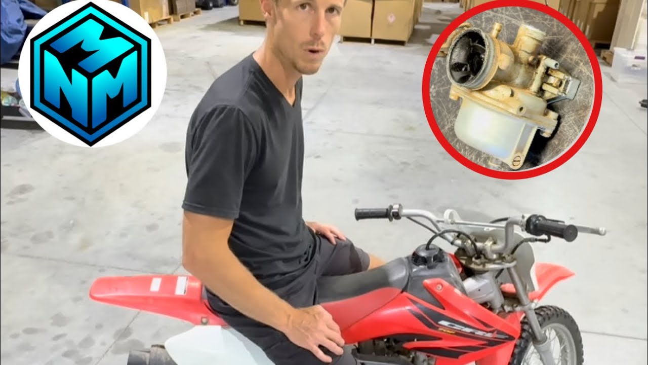Honda CRF 70 Not Running - Carburetor Rebuild - Carb Clean Repair