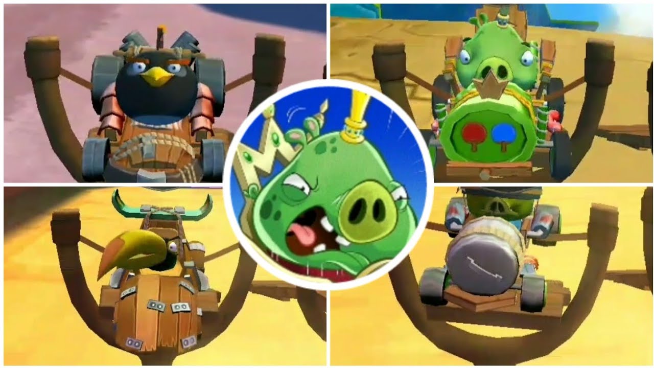 Angry Birds Go (1.3.2) - All Bosses (Boss Fights)