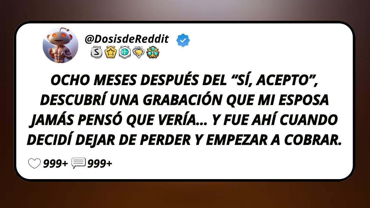 Ocho Meses Después Del “Sí, Acepto”, Descubrí Una Grabación Que Mi Esposa Jamás Pensó Que...