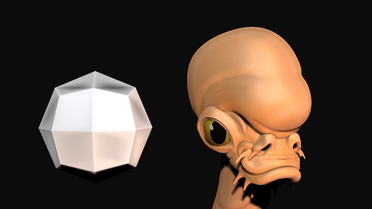 Random Head Sculpt for Beginners in ZBrush (Real-Time)