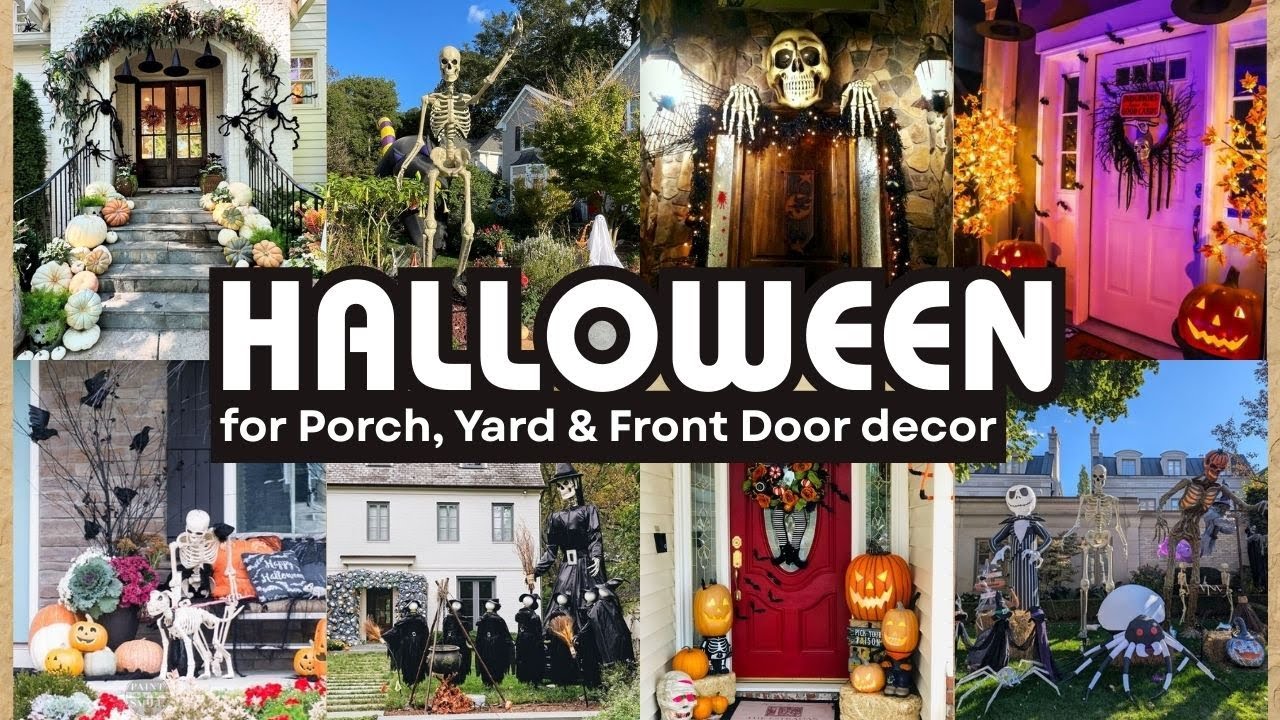 111+ Creative Halloween Decorations Ideas 2025 | Porch, Yard and Outdoor Halloween Theme