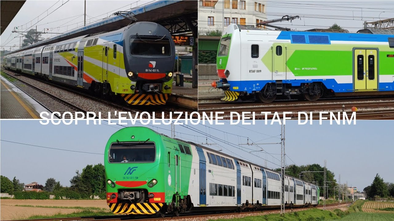 Alla scoperta dei TRENI TAF: STORIA, CURIOSITÀ e SEGRETI dei treni di Ferrovie Nord Milano 
