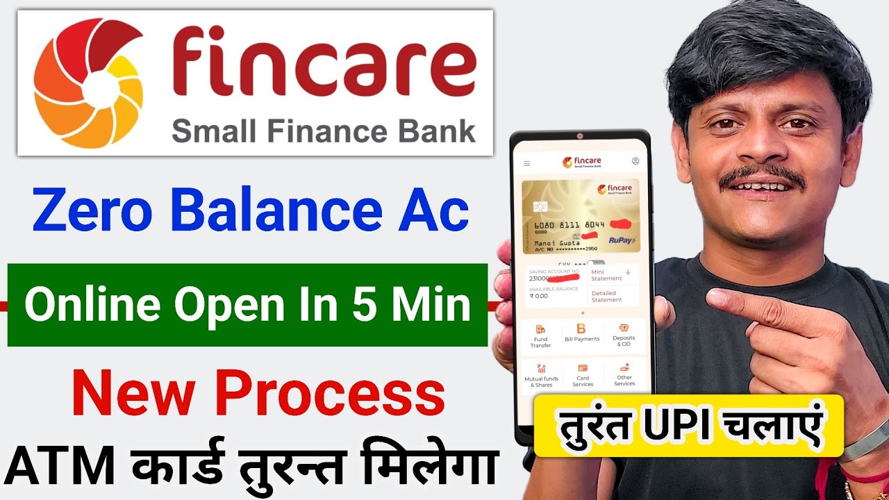open zero balance account in fincare bank | fincare bank zero balance account opening online