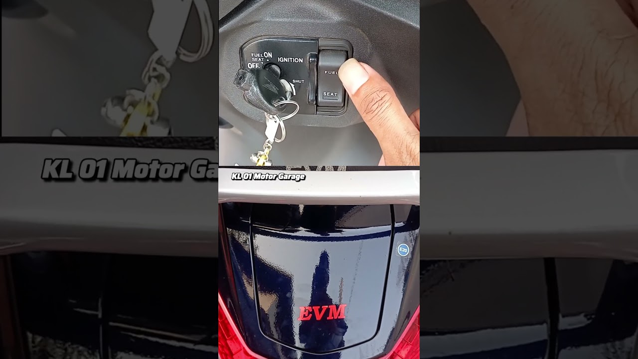 honda activa 6g petrol tank open | how to open activa petrol tank #activa #hondaactiva #ytshorts