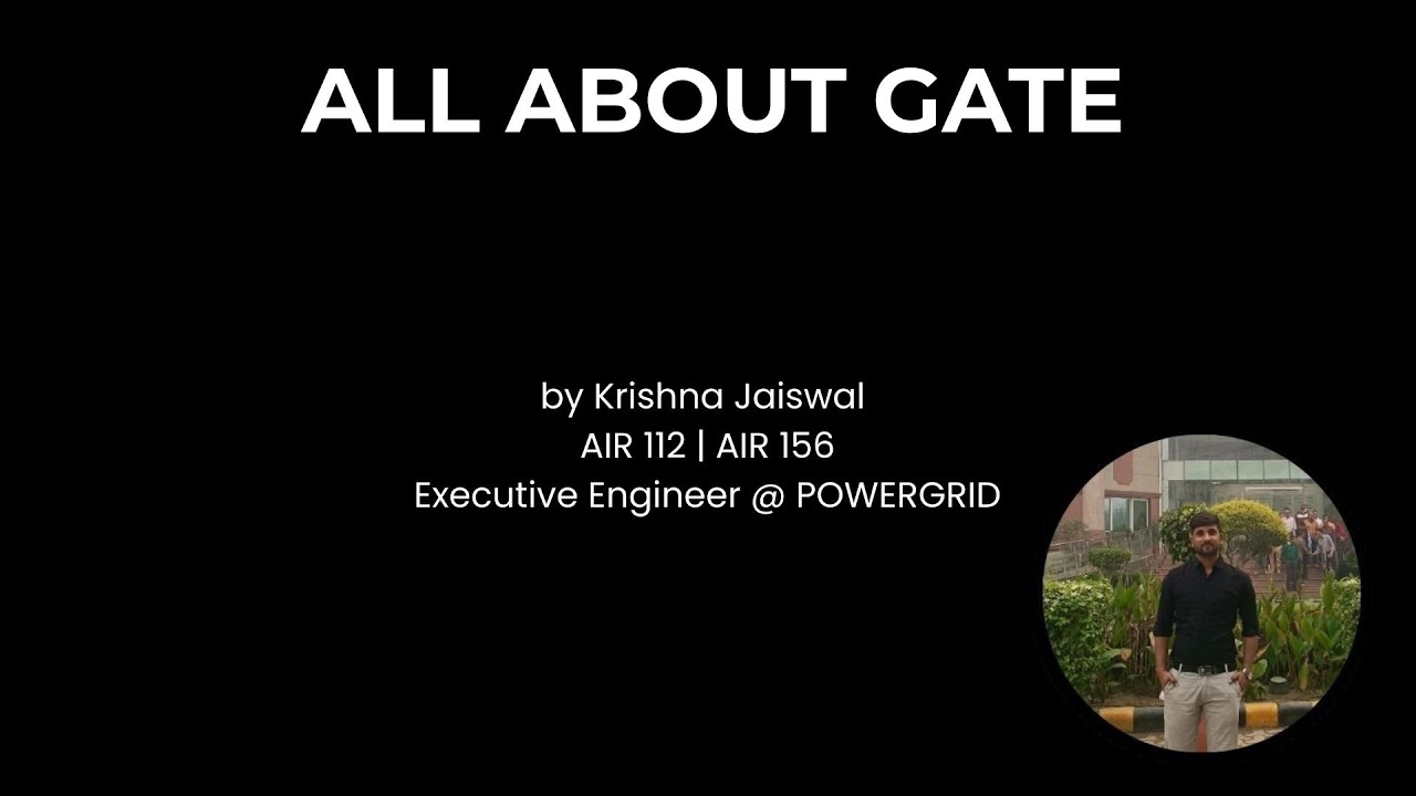 ALL ABOUT GATE 2027 | Opportunities, Jobs, IITs, PSUs Explained by AIR 112 | ISRO Scientist Selected