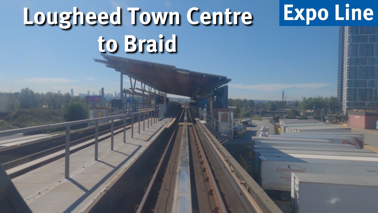 Vancouver SkyTrain - Lougheed Town Centre to Braid [Expo Line] | Station-to-Station Ride