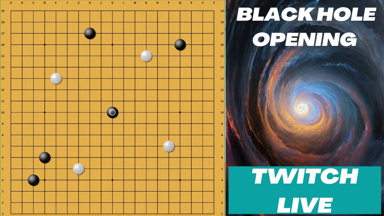 I was trolling with Black hole, and my opponent troll back. #weiqi #gogame #baduk