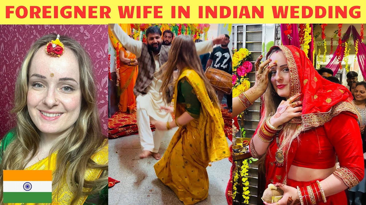 European Wife in INDIAN WEDDING 🇮🇳 | Indian-European Intercultural Couple Vlog