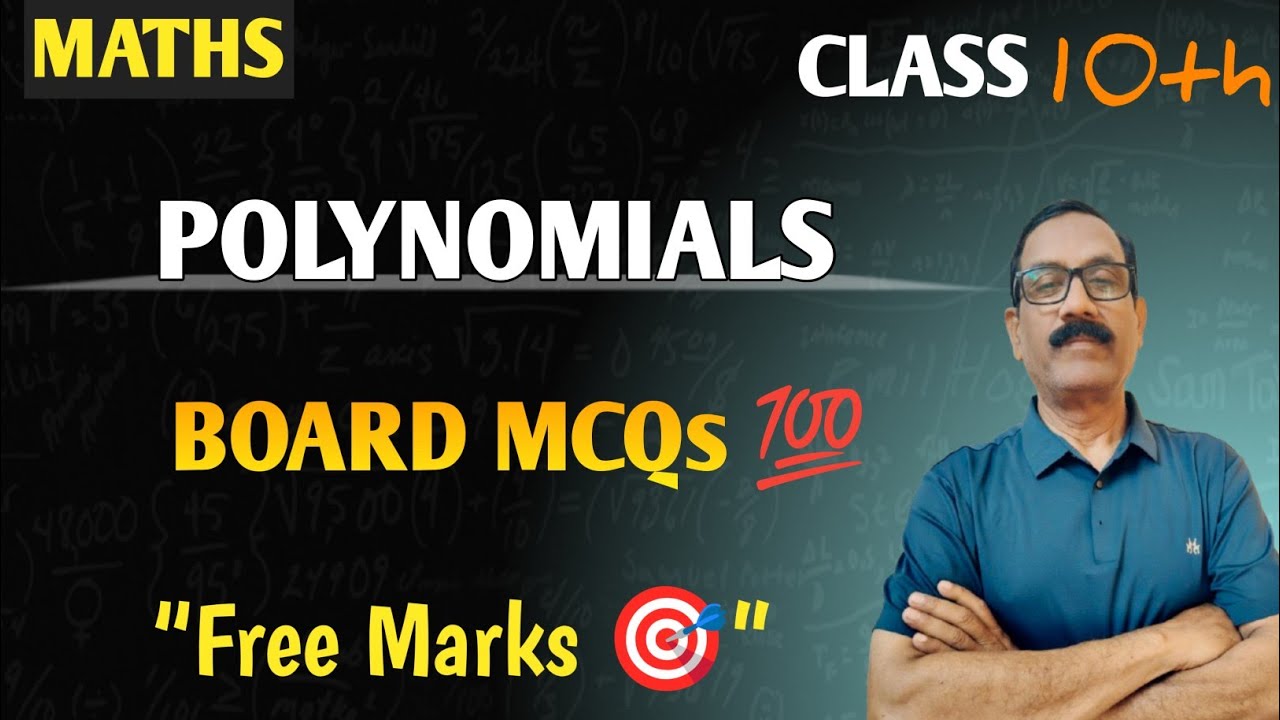 Polynomials in 13 Minutes ⚡ | Most Expected Objective Questions | Boards 2026 #maths 
