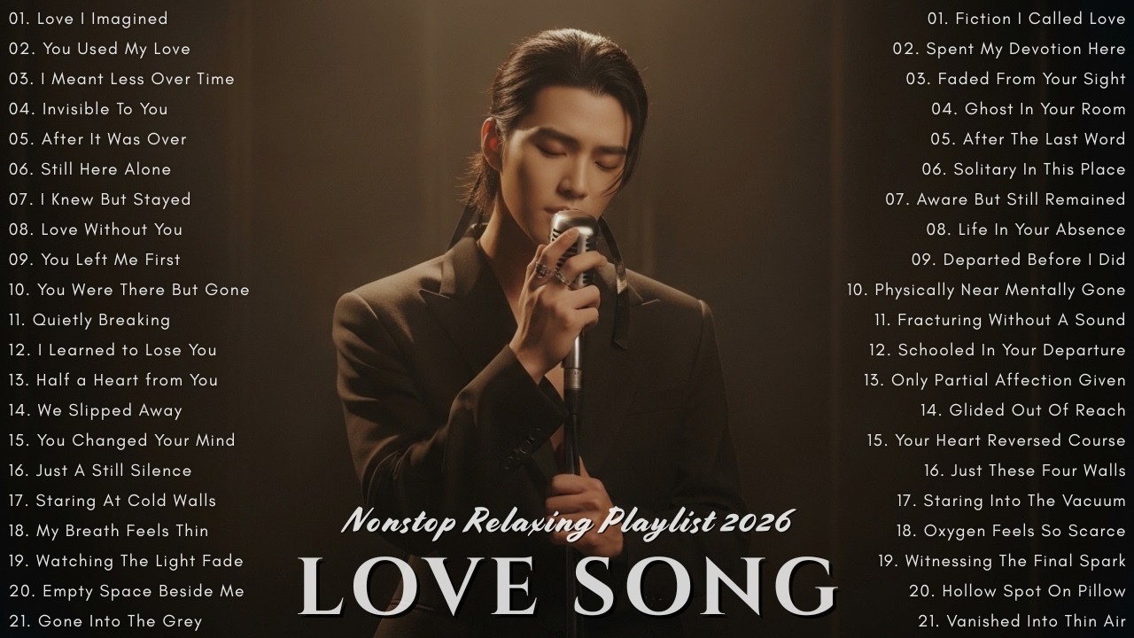 Beautiful Nonstop Sad Love Songs 2026 | Emotional Ballads Relaxing Love Music | Heartfelt Love Lyric