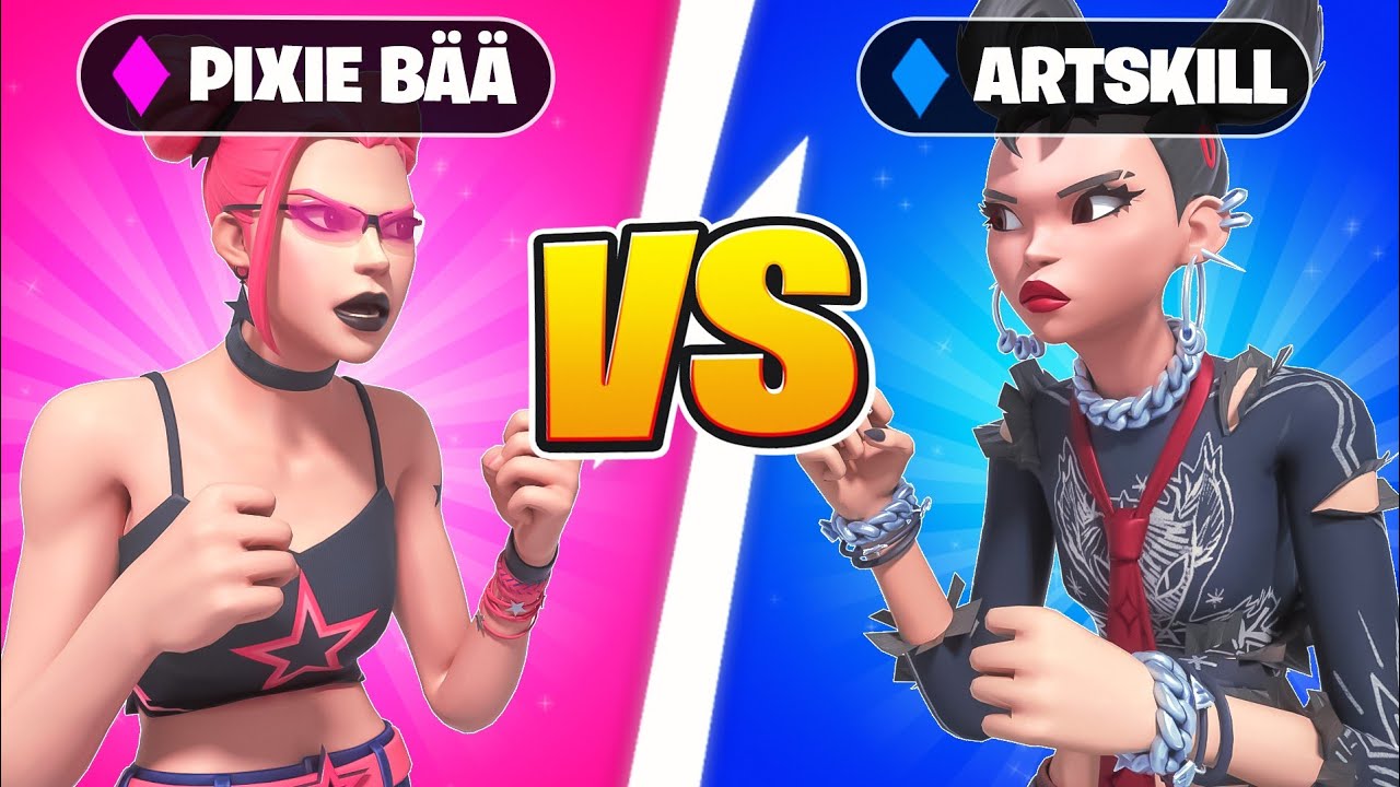 pixie vs Artskill 😈 (1v1 Zone Wars)