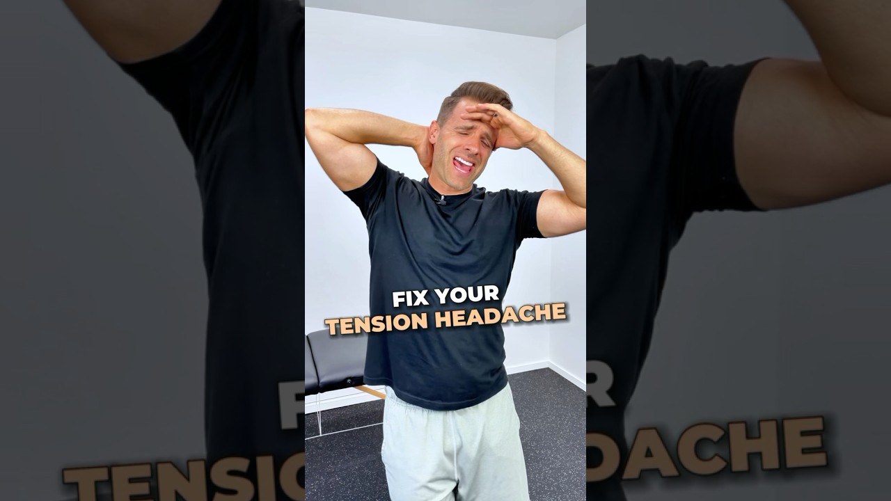 Fix Tension Headache In SECONDS With This One Great Exercise! #shorts