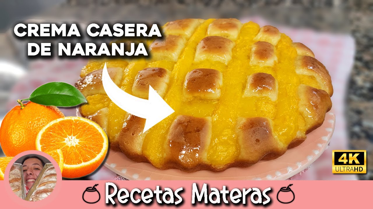 Torta o Pastel de naranja | SUAVE & CREMOSO | crema casera de naranja facil ✅