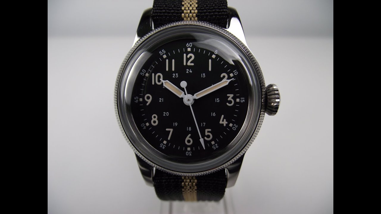 Обзор военных полевых часов Rdunae RA05 (Waltham A-17 Homage) в разрешении 4K