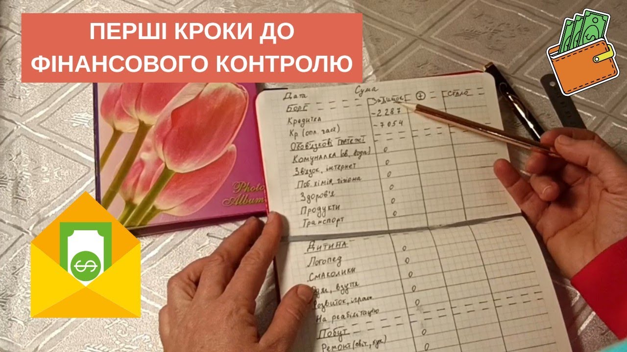 Мій перший крок до фінансового порядку | Роздуми про гроші по конвертах