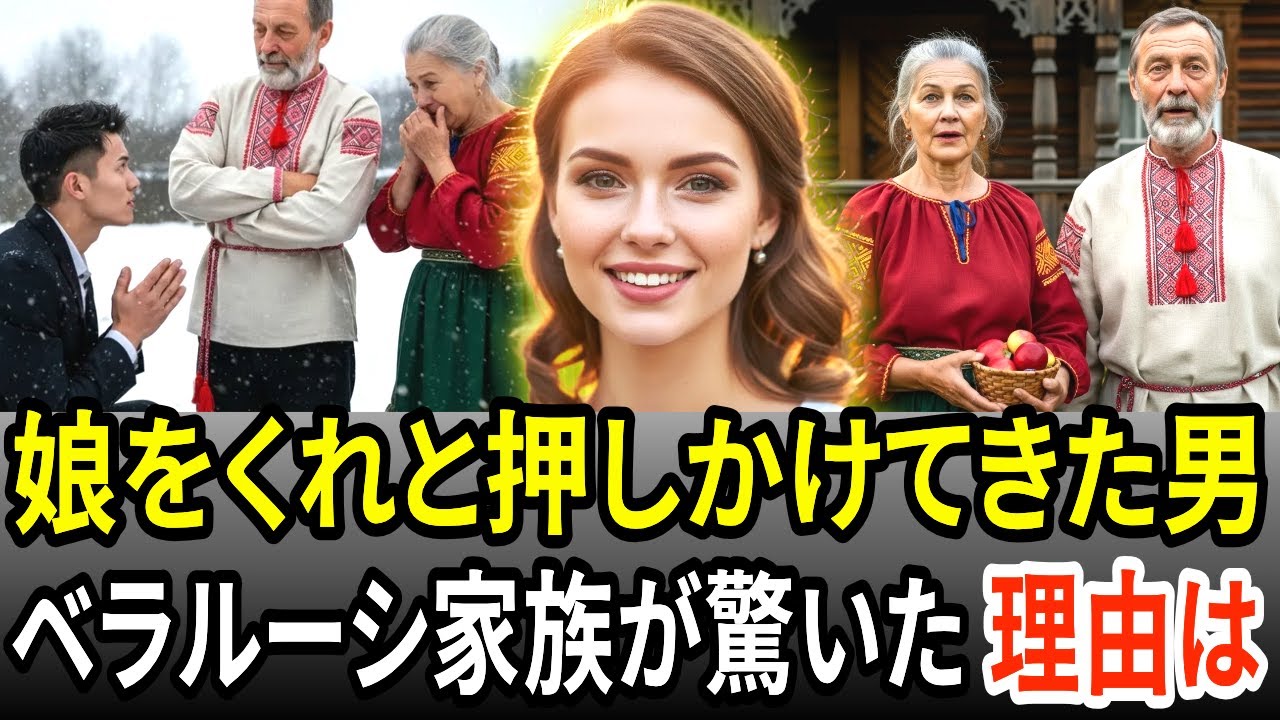 二十九歳の娘をくれと押しかけてきた日本人男性、この青年が日本人だって？ベラルーシ家族が驚いた本当の理由