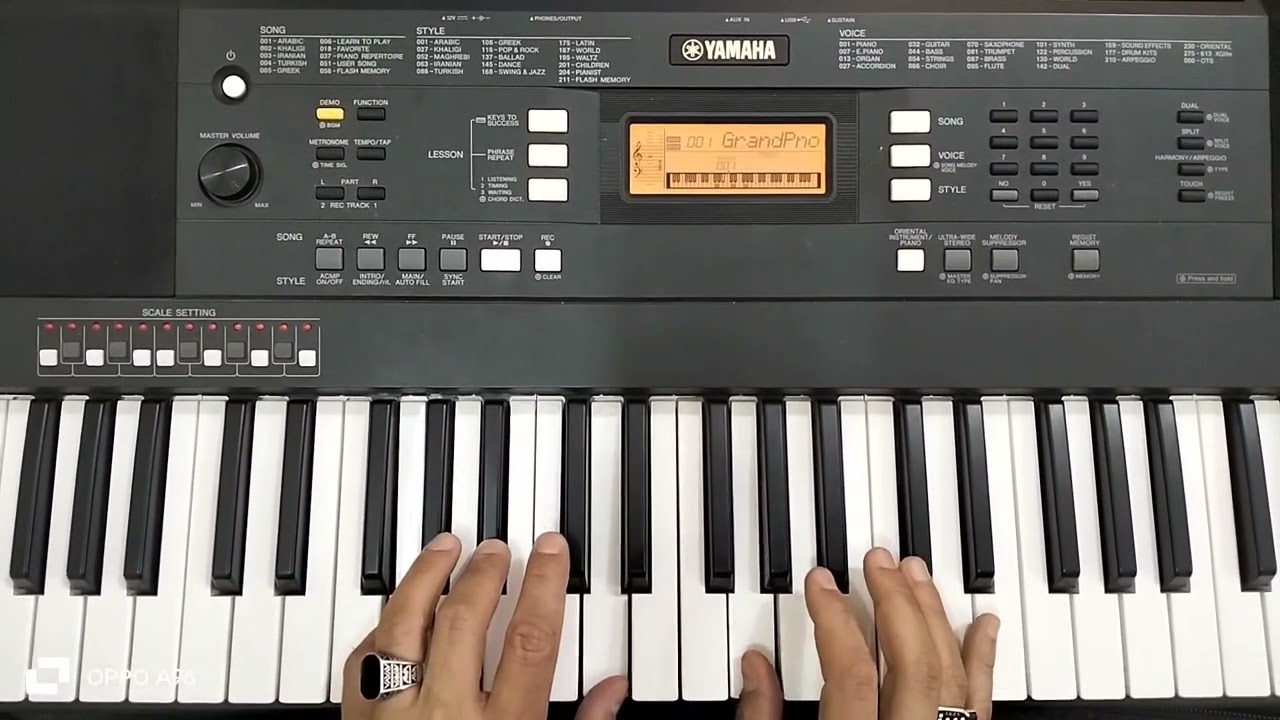 تعلم عزف اغنية  ياانا ياانا فيروز وبالكوردات علي 🎹الاورج بطريقه حرفيه #تعليم_اونلاين