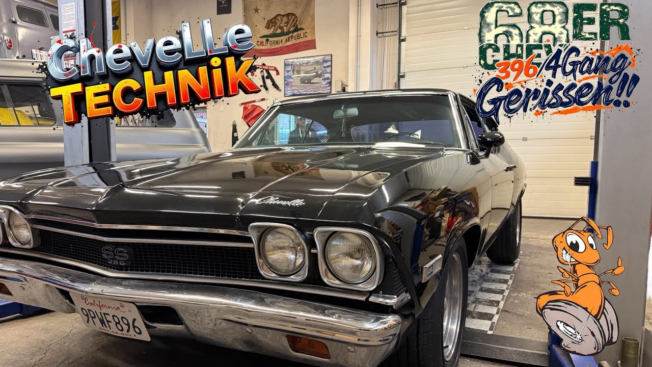 1968 Chevelle 396 4 Gang gerissen QA1 Fahrwerk Big Block V8 Holley Sniper Einspritzer Musclecar