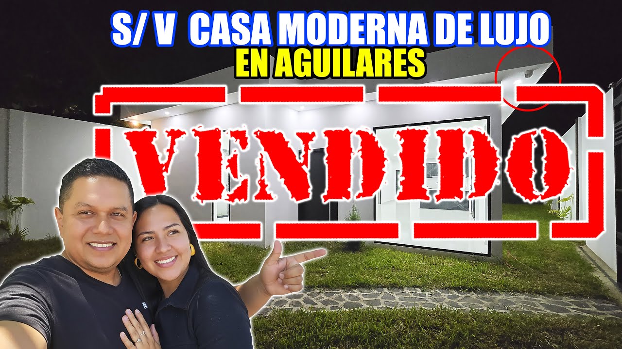 VENDIDA‼️‼️‼️‼️CASA MODERNA Y DE LUJO EN AGUILARES, LOTIFICACIÓN SAN RAFAEL